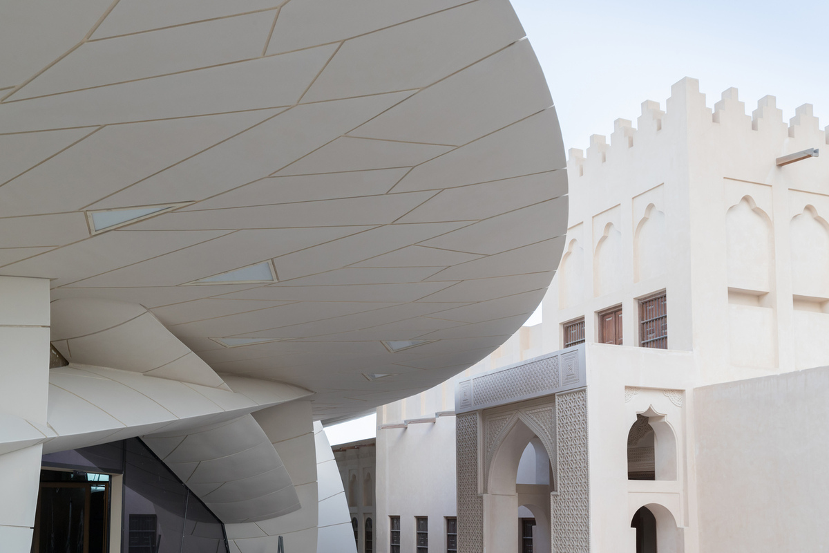 pustinjska ruža katar muzej pustinju katara arhitektura nacionalni ruza doha